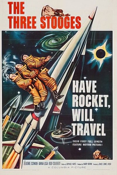 فیلم کمدی (سه کله پوک) سفر با موشک – Have Rocket Will Travel 1959 رنـگی شده و ارتقاء کیفیت با استفاده از تکنولوژی هوش مصنوعی