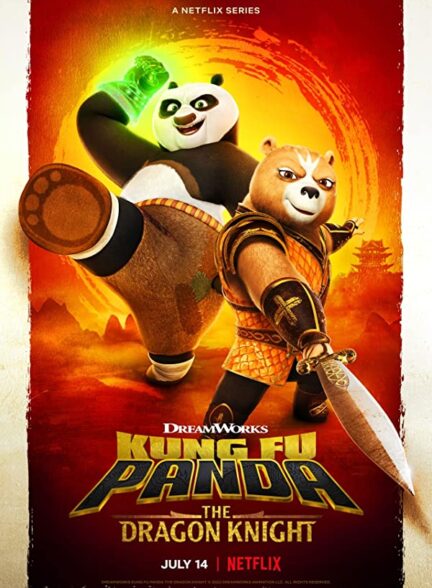 دانلود انیمیشن پاندای کونگ فو کار Kung Fu Panda: The Dragon Knight 2022 دوبله فارسی