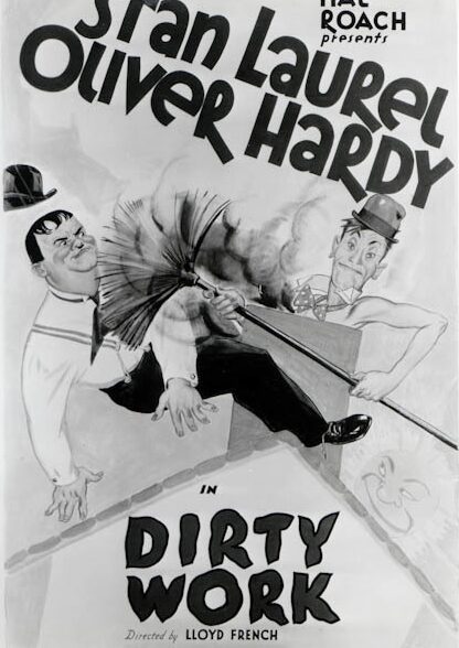 دانلود مجموعه فیلم های لورل و هاردی (کار کثیف) Dirty Work 1933 دوبله فارسی کیفیت عالی با هوش مصنوعی