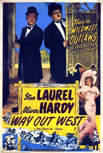 دانلود مجموعه فیلم های لورل و هاردی (به سوی غرب) Way Out West 1937 ارتقا کیفیت با استفاده از تکنولوژی هوش مصنوعی
