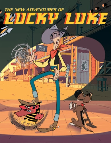 انیمیشن سریالی ماجراهای جدید لوک خوش‌شانس The New Adventures of Lucky Luke 2001 ارتقا کیفیت یافته با استفاده از تکنولوژی هوش مصنوعی