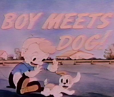 انیمیشن قدیمی پسری با سگ ملاقات می کند Boy Meets Dog 1938 ارتقاء کیفیت با استفاده از تکنولوژی هوش مصنوعی