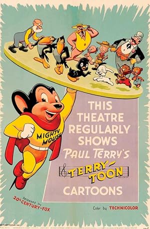 انیمیشن سریالی موش توانا The Mighty Mouse Playhouse 1955 ارتقاء کیفیت با استفاده از تکنولوژی هوش مصنوعی