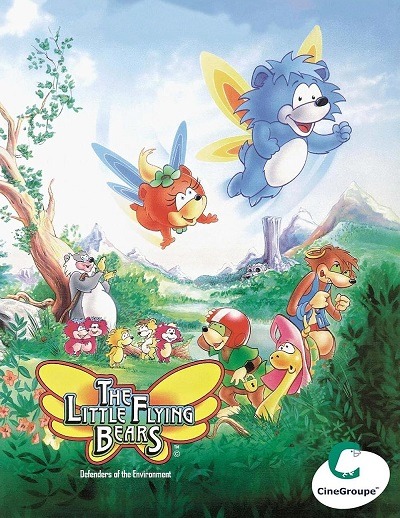 انیمیشن سریالی خرس کوچولوهای پرنده The Little Flying Bears 1990 ارتقاء کیفیت با استفاده از تکنولوژی هوش مصنوعی