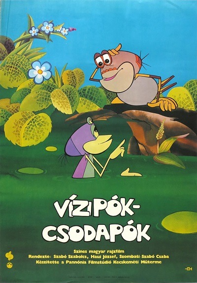 انیمیشن سریالی عنکبوت آبی Vízipók-csodapók 1978 ارتقاء کیفیت با استفاده از تکنولوژی هوش مصنوعی