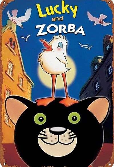 انیمیشن مرغ دریایی و گربه Lucky And Zorba 1998 ارتقاء کیفیت با استفاده از تکنولوژی هوش مصنوعی