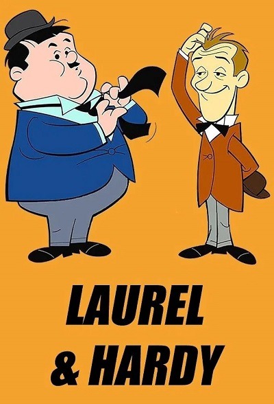 انیمیشن سریالی لورل و هاردی 1966 Laurel and Hardy Show ارتقاء کیفیت با استفاده از تکنولوژی هوش مصنوعی