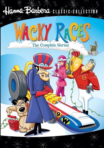 انیمیشن سریالی مسابقات دیوانه‌وار 1968 Wacky Races ارتقاء کیفیت با استفاده از تکنولوژی هوش مصنوعی