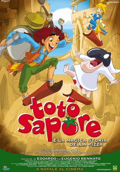 انیمیشن سینمایی توتو ساپوره و داستان جادویی پیتزا 2003 Toto Sapore E La Magica Storia Della Pizza ارتقاء کیفیت با استفاده از تکنولوژی هوش مصنوعی